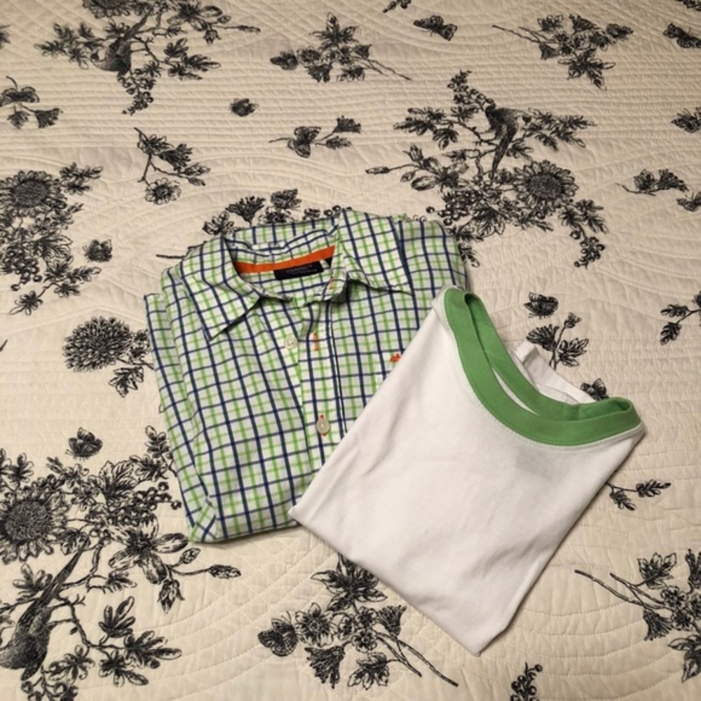 Authentic Graphite boys dress shirt & t-shirt New